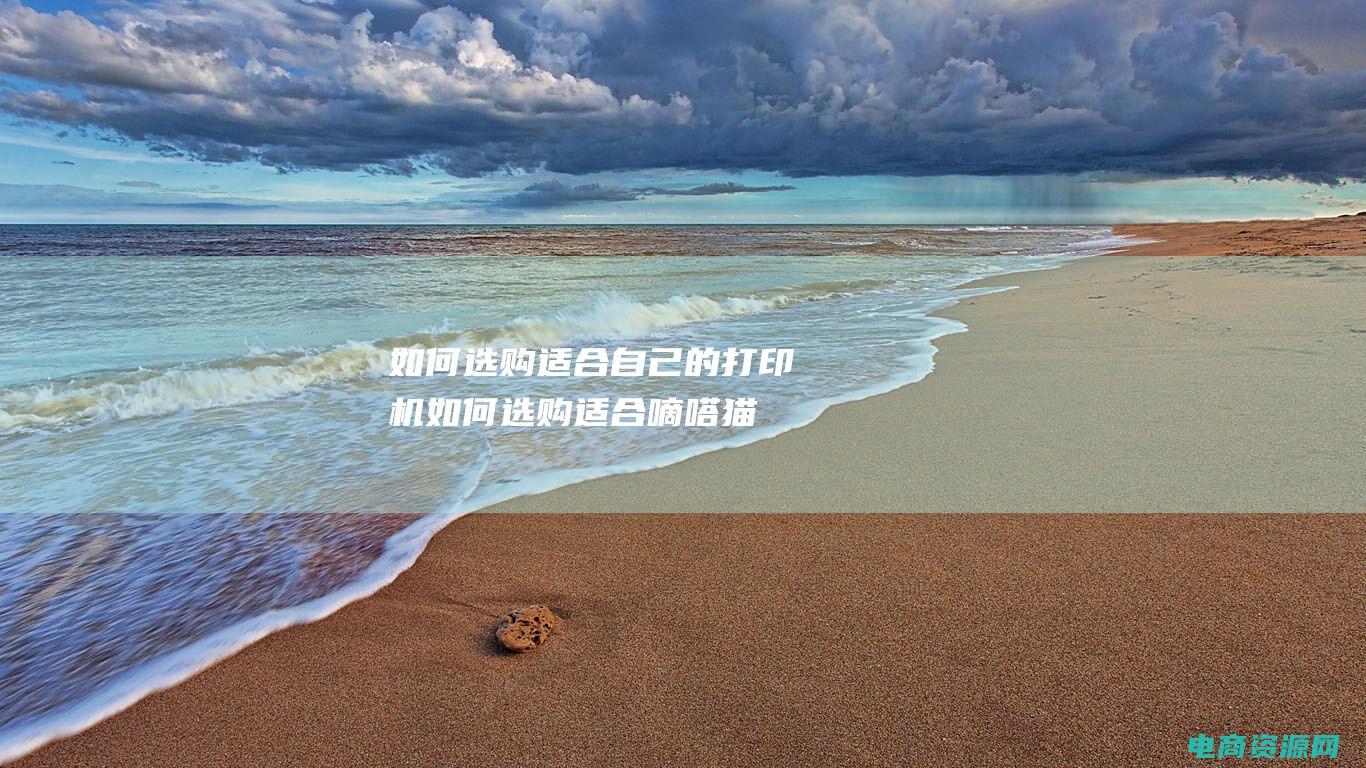 如何选购适合自己的打印机 (如何选购适合嘀嗒猫的玩具和设备)
