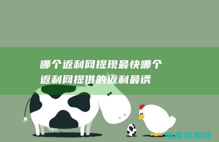 哪个返利网提现最快 (哪个返利网提供的返利最诱人)
